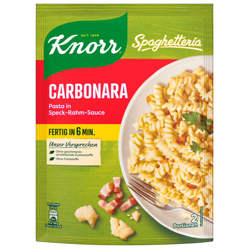 Knorr Spaghetteria Carbonara 2 Portionen, 155g